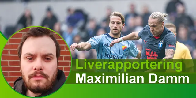 Liverapportering: Djurgården–Malmö