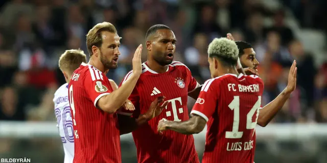 Bayern vidare i cupen efter en liten skräck