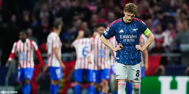 Atletico Madrid - Arsenal, svettigt värre i en match som slutar oavgjort
