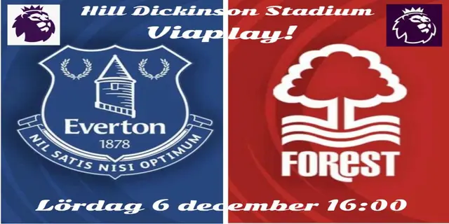 Inför: Everton - Nottingham Forest