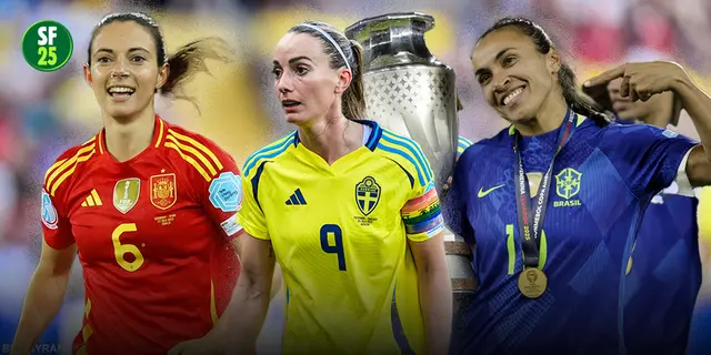 Topp 25: Damfotbollsspelare under SvenskaFans tid
