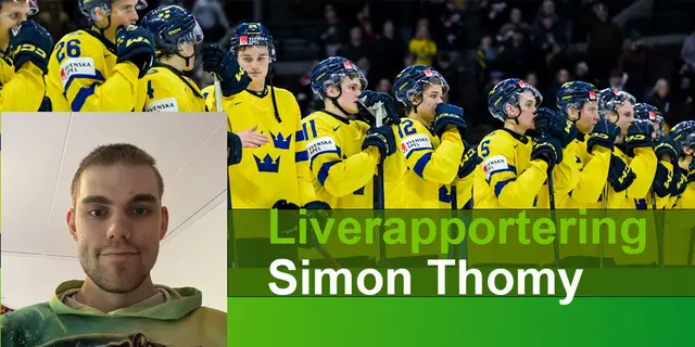 Liverapportering: Sverige-Slovakien JVM