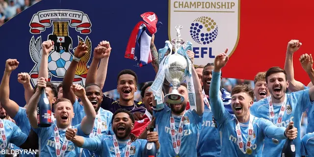 Bildextra: Coventrys firande av seriesegern