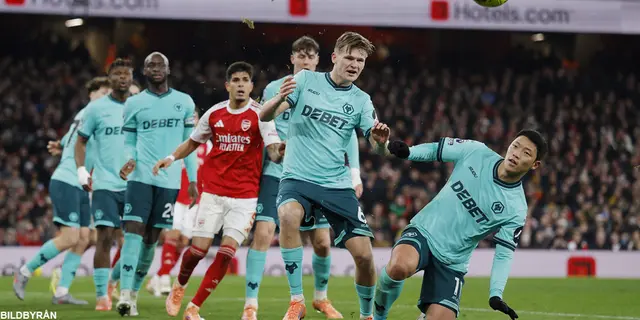 Matchrapport: Arsenal-Wolves 2-1