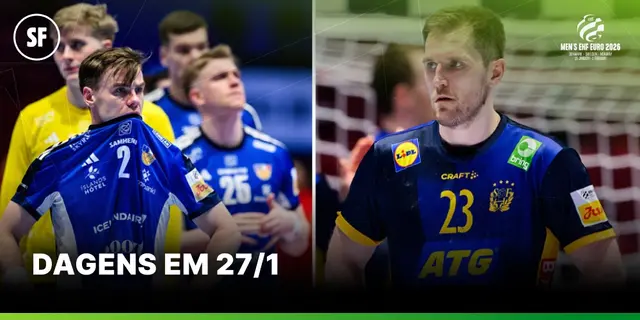 Dagens EM: Island och Sverige darrade – fördel Kroatien