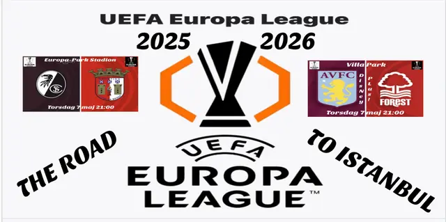 Det är retur möten i Europa League 2025/26 som gäller och i potten finns en finalplats på på Beşiktaş Park (även känd som Tüpraş Stadyumu) i Istanbul, Turkiet 