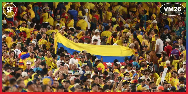 ”Colombia levde upp till favoritskapet”