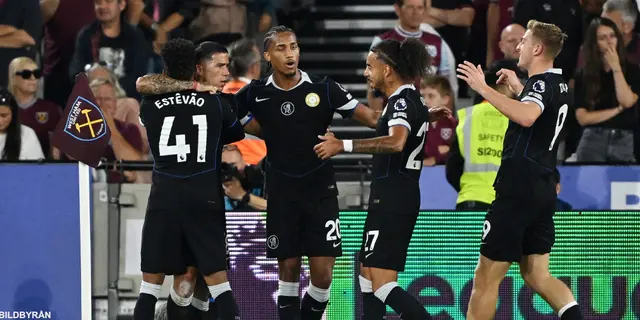 Chelsea stod för en femetta – städade av West Ham