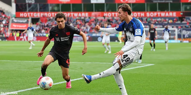 Leverkusen-Hamburg 1-1 - Svagt avslut på säsongen