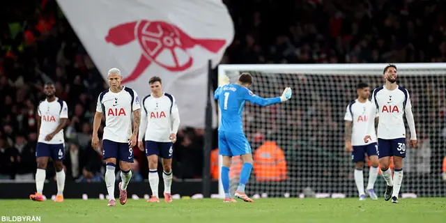 Spurs utan chans mot Arsenal