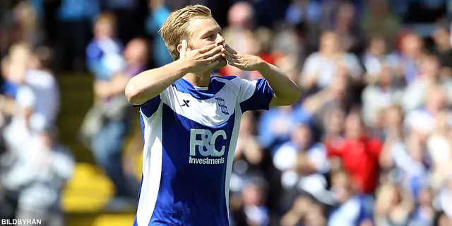 Sebastian Larsson inröstad i Birminghams bästa elva genom tiderna