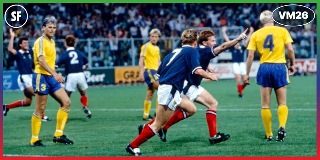 Skottlands första seger i ett VM sedan vinsten mot Sverige 1990