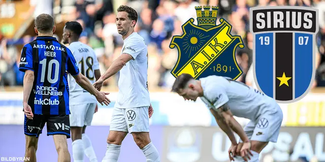 Inför AIK - IK Sirius