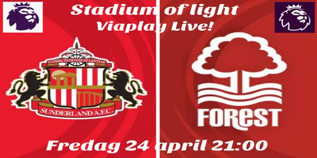 Nottingham Forest FC reser långt norrut till Stadium Of Light för ett möte med säsongens nykomlingar Sunderland