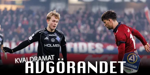 Direktrapportering från allsvenska kvaldramat