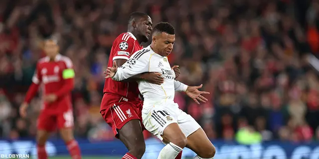 Svag insats av Real Madrid när man gästade Liverpool