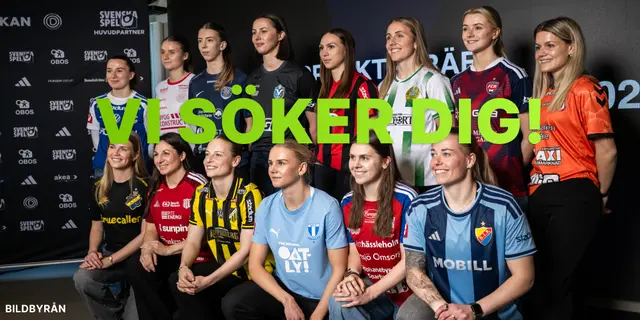 SvenskaFans söker skribenter till Damallsvenskan