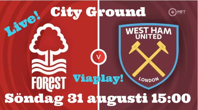 Inför Nottingham Forest FC - West Ham United FC