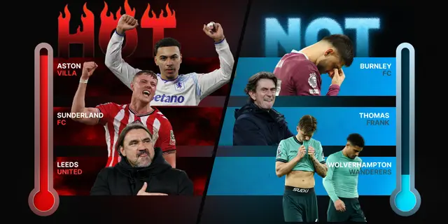 Hot! / Not! - Veckans lista om den engelska fotbollen