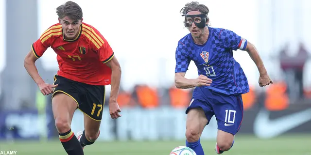 Kroatien 2-1 Slovenien: seger inför VM-prmeiären
